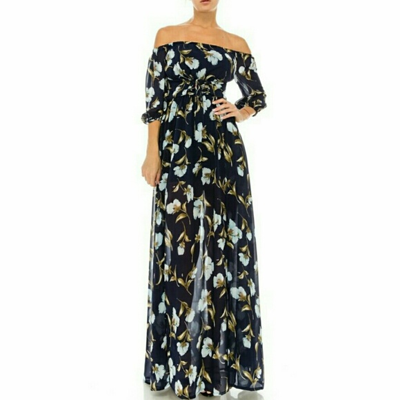Floral Maxi Dress NWT - Picture 2 of 5